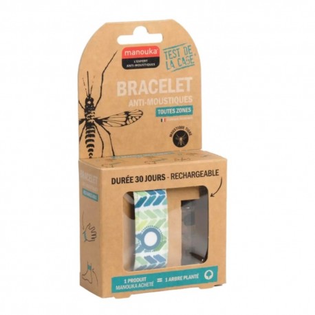 Manouka Mosquito Repellent Wristband Graphic 3760214050440