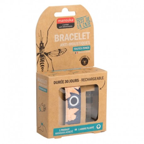 Manouka Mosquito Repellent Wristband Vegetal 3760214050556
