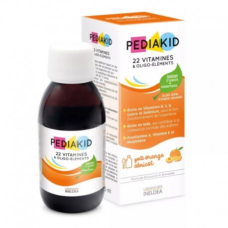 Pediakid 22 Vitamines & Oligo-Eléments 125 ml 3700225600258