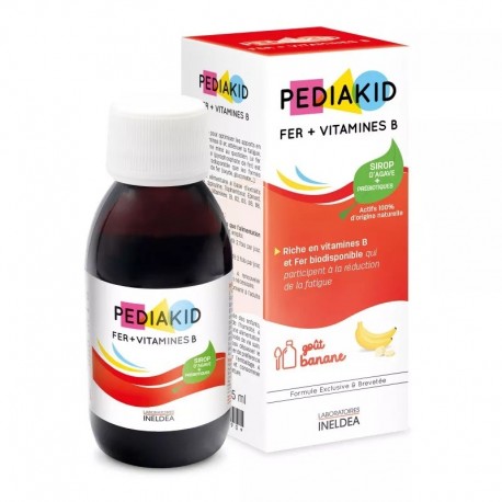 Pediakid Fer + Vitamines B 125 ml 3700225600289