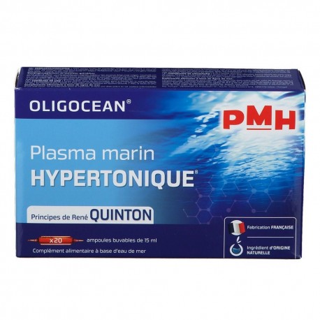 Oligocean PMH Plasma Marin Hypertonique 20 Ampoules 3428881296003
