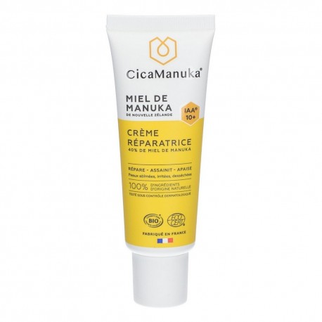 CicaManuka Crème Réparatrice 40% de Miel de Manuka IAA 10+ Bio 40 ml 3428883666507