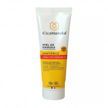 CicaManuka Toothpaste Sensitive Gums Organic 75 ml 3760123183185