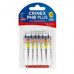 Crinex PHB Plus Cylindrical 6 Interdental Brushes 3401343582821