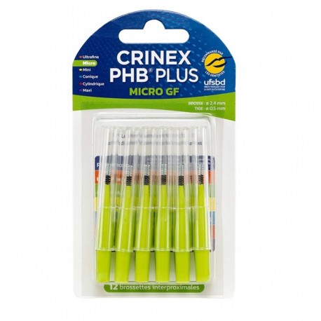 Crinex PHB Plus Micro Plus 12 Brossettes Interdentaires 3401343583071