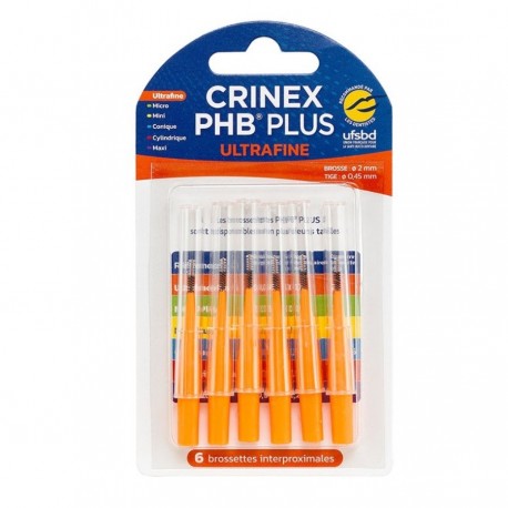 Crinex PHB Plus Ultrafine 6 Brossettes Interdentaires 3401565361501