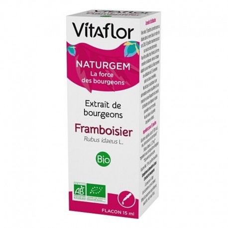 Vitaflor Extrait de Bourgeons Bio Framboisier 15 ml 3175681129870
