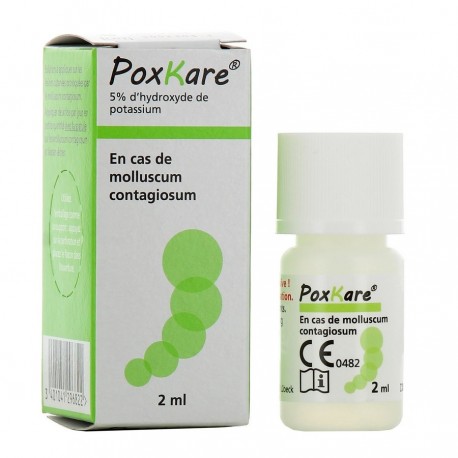 PoxKare Potassium Hydroxide Solution 5% 2 ml 3401041296822