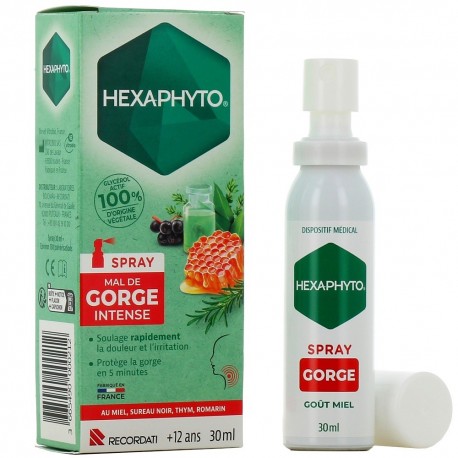 Hexaphyto Intense Sore Throat Spray 30 ml 3665490000212