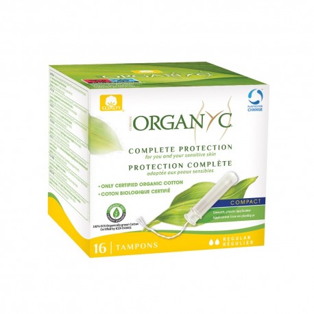 Organyc 16 Tampons avec Applicateur Régulier 8016867007375