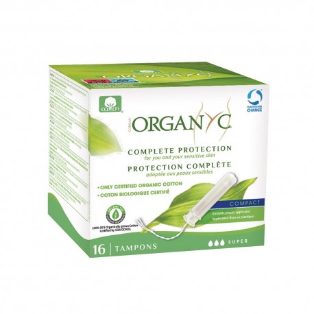 Organyc 16 Tampons avec Applicateur Super 8016867007382