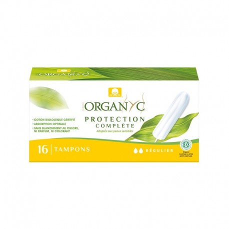 Organyc 16 Regular Tampons 8016867009928