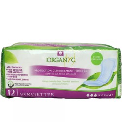 Organyc Fuites Urinaires 12 Serviettes Normales 8016867013765