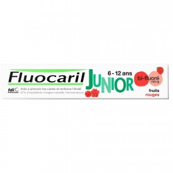 Fluocaril Junior Dentifrice Fruits Rouges Bi-Fluoré 145mg 6-12 Ans 75 ml