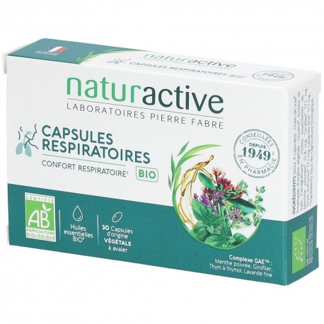 Naturactive Organic Respiratory Capsules 30 Capsules 3665606001874