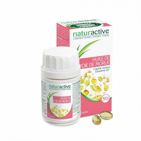Naturactive Huile de Foie de Morue 60 Capsules 3665606000556
