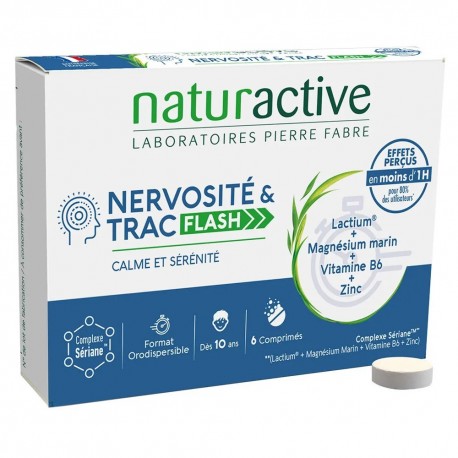 Naturactive Nervosité & Trac Flash 6 Comprimés 3665606001959