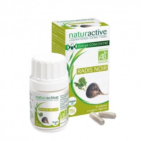 Naturactive Radis Noir Bio 30 Gélules 3665606001140