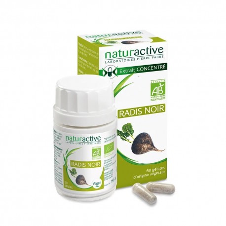 Naturactive Black Radish Organic 60 Capsules 3665606001164