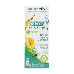 Naturactive Sirop Aux Essences Toux Sèche & Grasse 120 ml 3665606000389