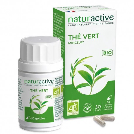 Naturactive Thé Vert Bio 60 Gélules 3665606002260