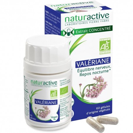 Naturactive Valériane Bio 60 Gélules 3665606001478