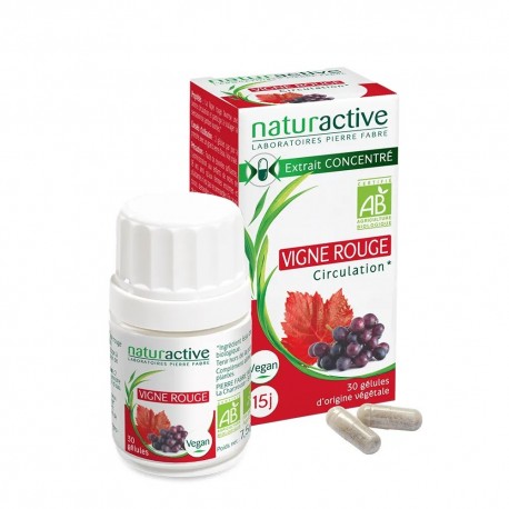 Naturactive Red Vine Organic 30 Capsules 3665606001157