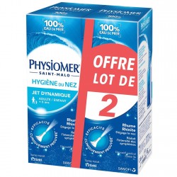 Physiomer Jet Dynamique Hygiène du Nez 2 x 135 ml