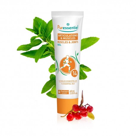 Puressentiel Articulations et Muscles Gel aux 14 Huiles Essentielles 60 ml 3401397097401