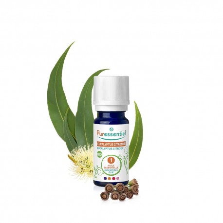 Puressentiel Essential Oil Eucalyptus Lemon Organic 10 ml 3401560104738