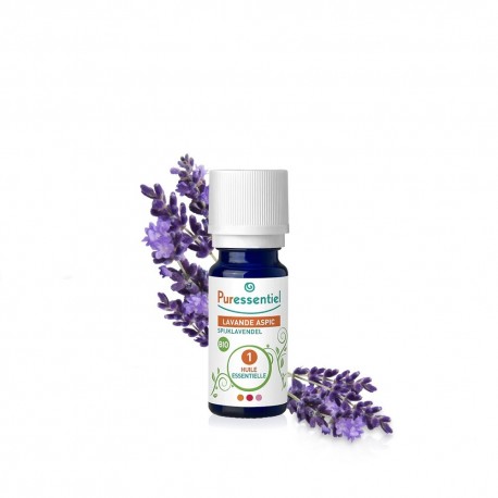 Puressentiel Essential Oil Aspic Lavender Organic 10 ml 3401599425484