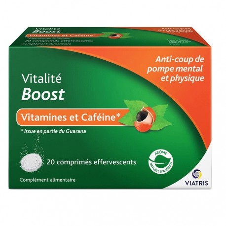 Viatris Vitalité Boost 20 Comprimés Effervescents 3701211400173