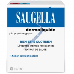 Saugella Dermoliquide 10 Individual Intimate Wipes