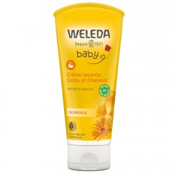 Weleda Baby Crème Lavante Corps et Cheveux Calendula 200 ml 3596204696189