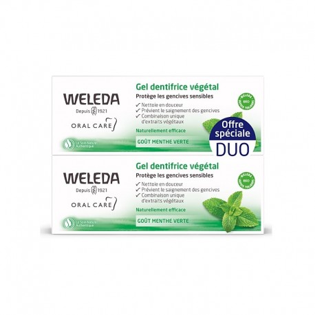 Weleda Plant Gel Toothpaste 2 x 75 ml 3596200095603
