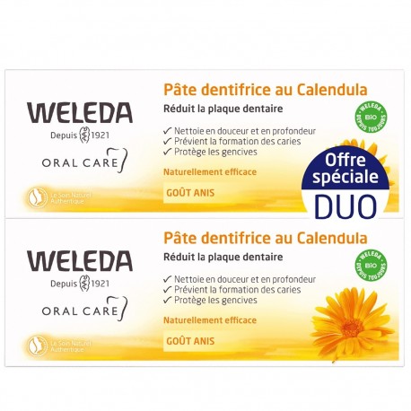 Weleda Calendula Toothpaste 2 x 75 ml 3596202607170