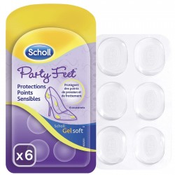 Scholl Activgel Party Feet Sensitive Points Protection 6 Pads 3059949932399