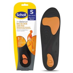 Scholl In-Balance Semelles Anti-Douleur Bas du Dos Taille S 5056585800684