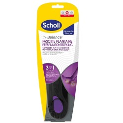 Scholl In-Balance Semelles Anti-Douleurs Fasciite Plantaire Taille M