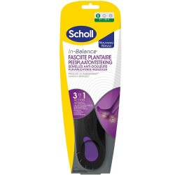 Scholl In-Balance Semelles Anti-Douleurs Fasciite Plantaire Taille S