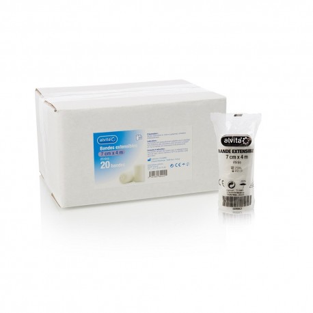 Alvita Bande Extensible 7 cm x 4 m 20 Bandes 3664666120754