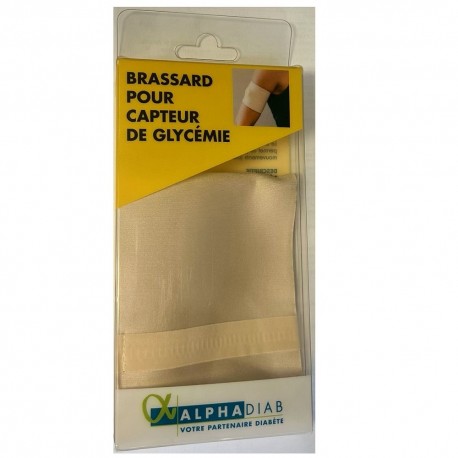 Alphadiab Brassard Pour Capteur de Glycémie Chair Taille L 3760278140156