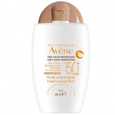 Avène Solaire Fluide Minéral Teinté SPF50+ 40 ml 3282770388381