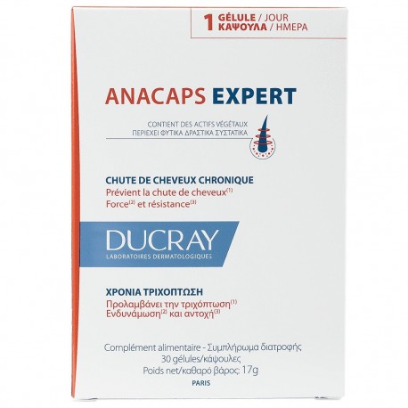 Ducray Anacaps Expert Chronic Hair Loss 30 Capsules 3282770389029