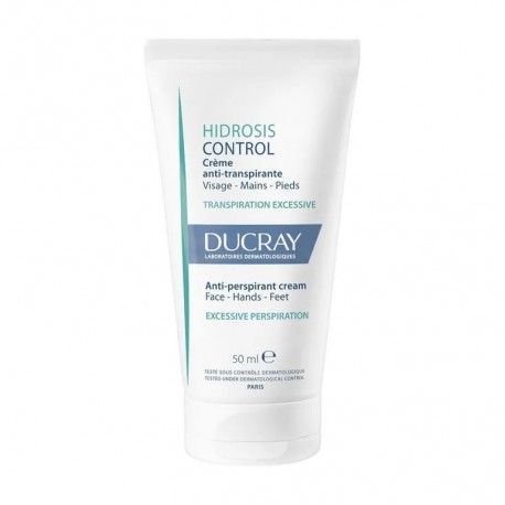 Ducray Hidrosis Control Antiperspirant Cream Face-Hands-Feet 50 ml 3282770390025