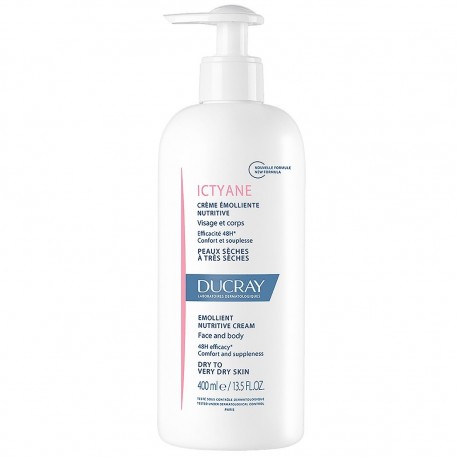 Ducray Ictyane Crème Emolliente Nutritive 400 ml 3282770204278