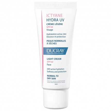 Ducray Ictyane Hydra UV Light Cream SPF30 Face 40 ml 3282770109252