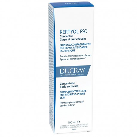 Ducray Kertyol PSO Concentré Corps et Cuir Chevelu 100 ml 3282770148480