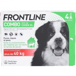 Frontline Combo Spot-On Dog XL +40Kg 4 Pipettes