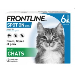 Frontline Spot-On Chat 6 Pipettes 3661103004110